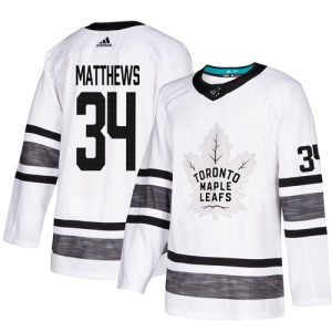 Toronto Maple Leafs Trikot #34 Auston Matthews Weiß 2019 All-Star NHL